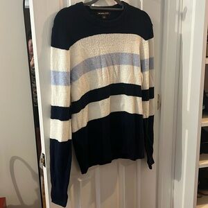 NWT Michael Kors Stripped Mens Sweater- SAMPLE